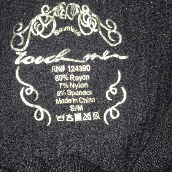 Seamless touch me s/m black leggings - Picture 3 of 5